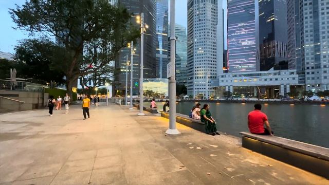 Singapore City Center Tour | Singapore Travel | Tour In The Heart Of Singapore 🇸🇬❤️🏙️ смотреть онлайн