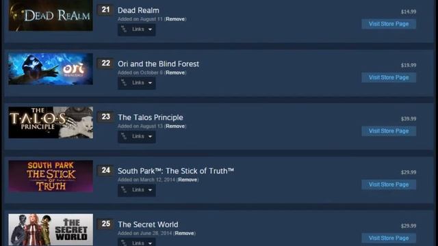 STEAM GAMES WISHLIST смотреть онлайн