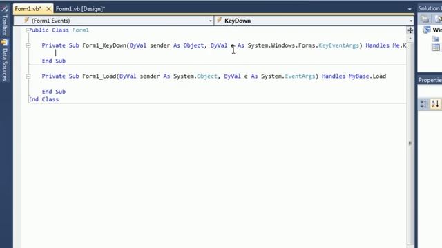 Visual Basic .Net - Events and creating Keyboard shortcuts смотреть онлайн