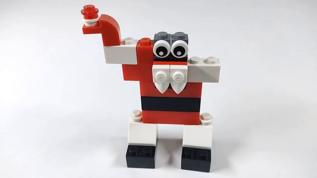 How to make Lego Santa Claus and Christmas Gift - Lego Creator 10696 & DIY Brick Blocks - Tutorial смотреть онлайн
