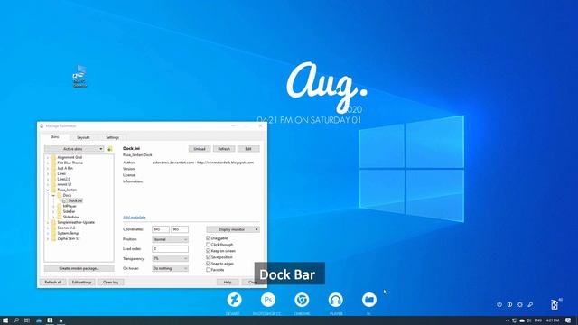 Customize Windows 10 | Best Rainmeter Skins | ويندوز 10 смотреть онлайн