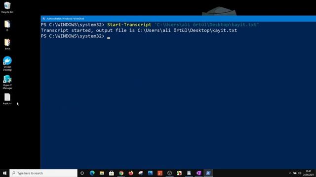 7- İlk Komutum Start Transcript смотреть онлайн
