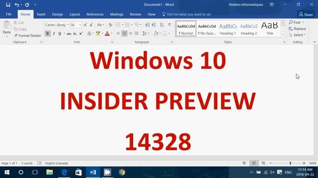 Windows 10 Insider preview 14328 is now available for PC April 22nd 2016 смотреть онлайн