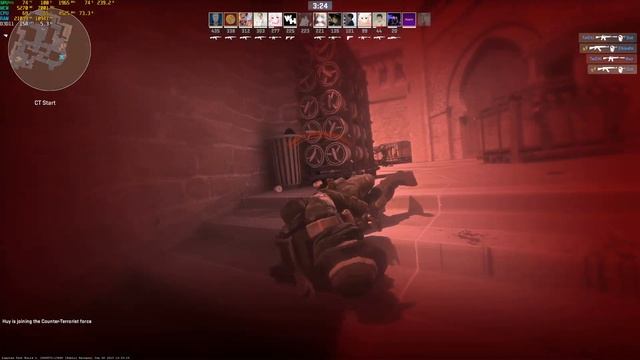 Counter-Strike 2 Benchmark - 2560x1440 - R7 5700X / RTX 3060 Ti FTW3 / 16GB - 07/06/2023 смотреть онлайн