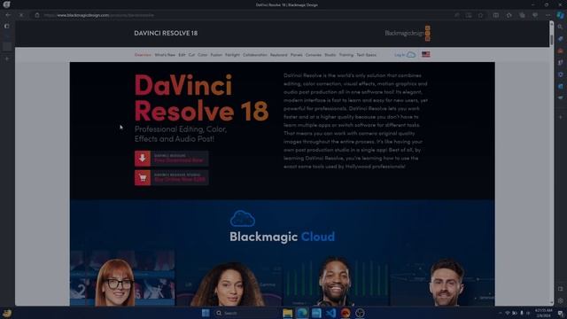 How To Download DaVinci Resolve (Free/Studio) FREE (2024) for WINDOWS AND MAC (ethically) смотреть онлайн