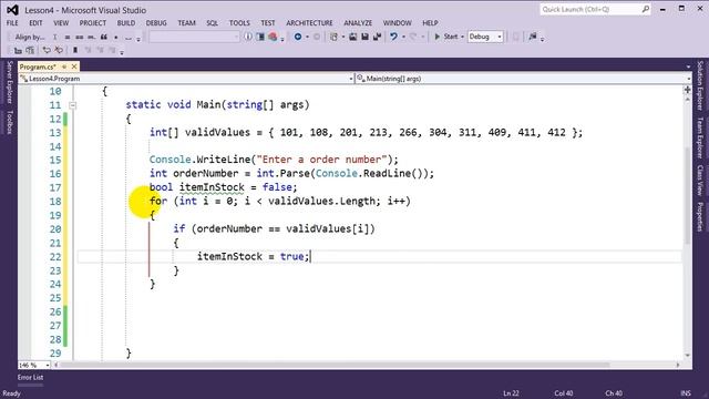 C# Programming Fundamentals: Lesson 4 - Using Arrays смотреть онлайн
