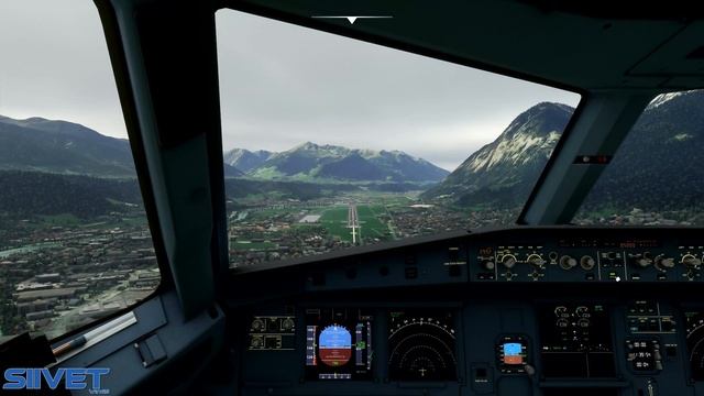 Microsoft Flight Simulator 2020 A320 Landing to Inssbruck Cockpit View Preview Flight 4K смотреть онлайн