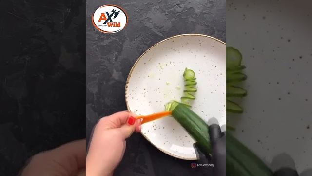 #ДЕКОРАТОР100уроков AxWild Нож-декоратор для спиральной нарезки смотреть онлайн