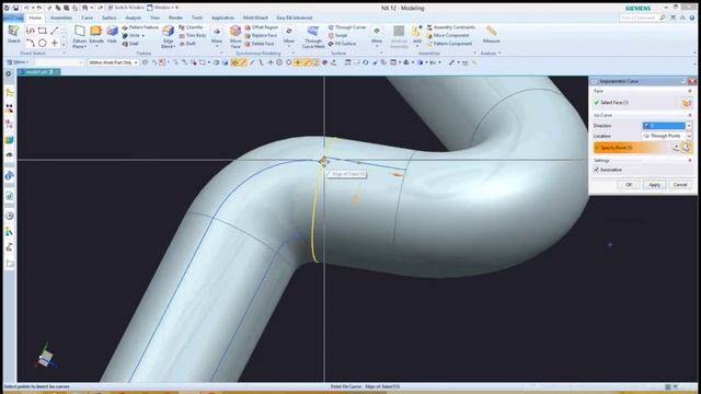 Hose Rib Kaise Bnate Hai Siemens nx ke ander How to make Hose Rib in nx software hose Rib kaise bna смотреть онлайн