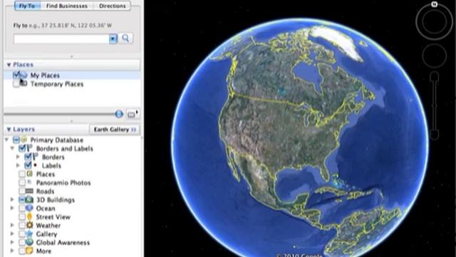Working with Google Earth Sidebar смотреть онлайн