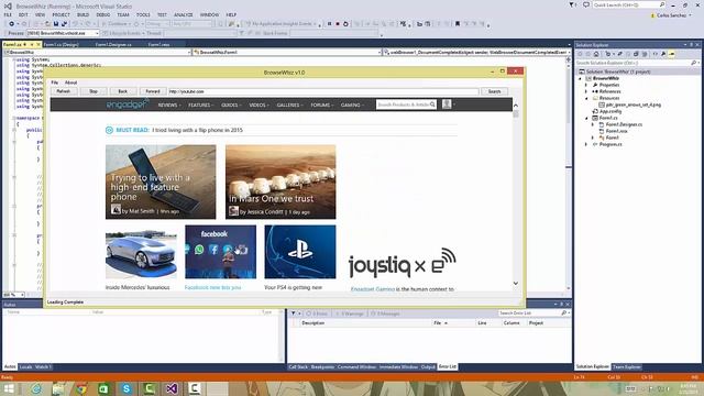 My Web Browser Written in C# смотреть онлайн