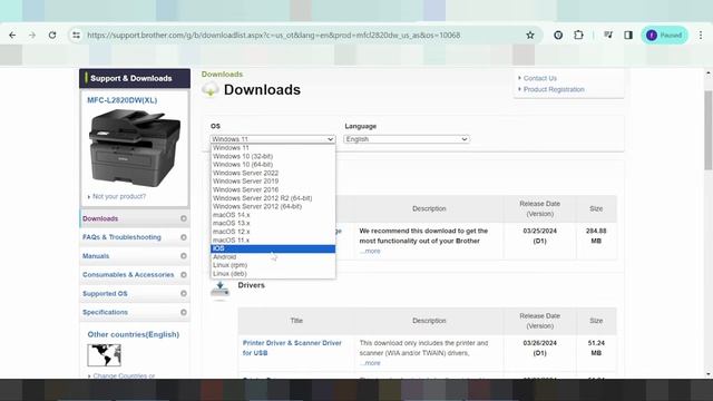 Brother MFC-L2820DW Driver Download and Setup Windows 11 Windows 10, Mac 13, Mac 12 смотреть онлайн