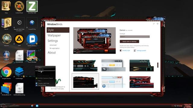WindowBlinds Skins On Windows 10 v1909 смотреть онлайн