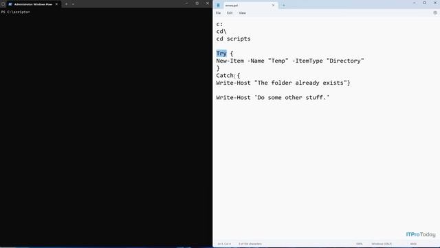 PowerShell Error Handling: Learn These Key Techniques смотреть онлайн