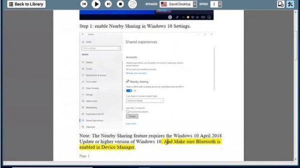 Share files in Windows 10 w/ Nearby Sharing