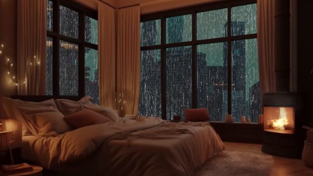 Rain by Window | White Noise Sounds helps you Have a Good Sleep - Beat Insomnia, Improve your Sleep смотреть онлайн