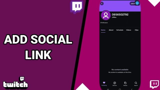 How To Add Social Link On Twitch Live Game Streaming App смотреть онлайн