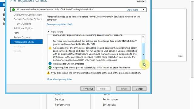 Installing Active Directory on Windows Server 2012 смотреть онлайн