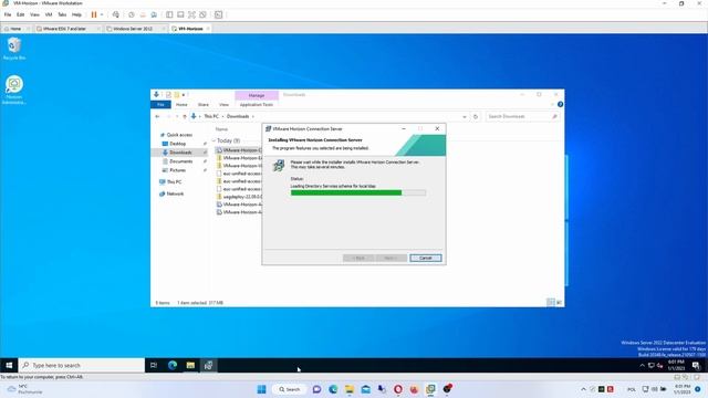 Installation VMware Horizon Connection Server 8.7 - 022 смотреть онлайн