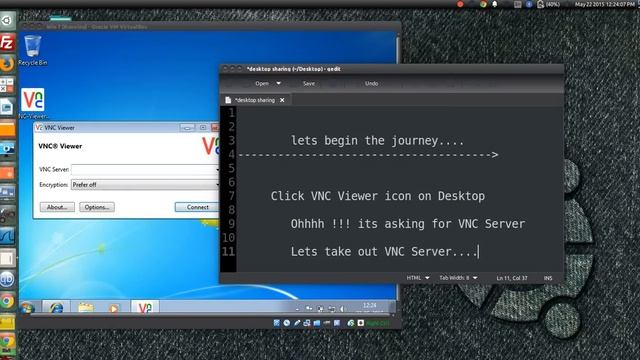 Desktop Sharing on Ubuntu 14.04 смотреть онлайн