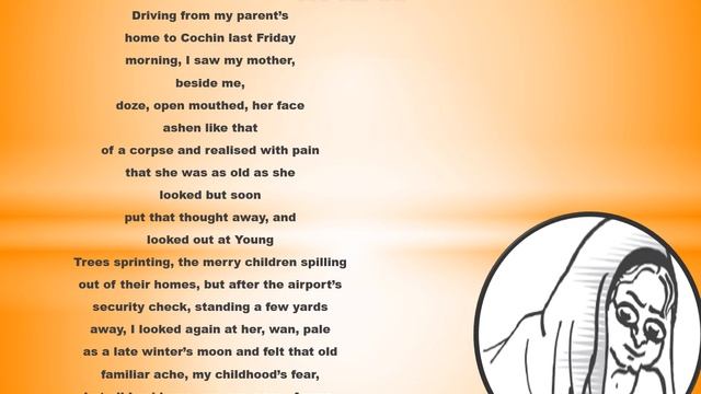 Class XII English poem MY MOTHER AT SIXTY SIX By: Ms Parul смотреть онлайн