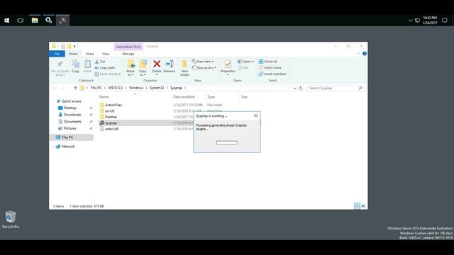 Использование Sysprep [ Windows Server 2016 ] смотреть онлайн