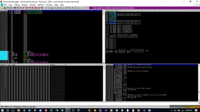 Assembly Language Tutorials for Windows - 08 Advanced Procedures - Part 3 смотреть онлайн