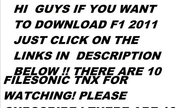 DOWNLOAD FOR FREE F1 2011 CODEMASTERS!