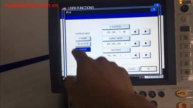 cách đổi IP máy toshiba 5560 смотреть онлайн