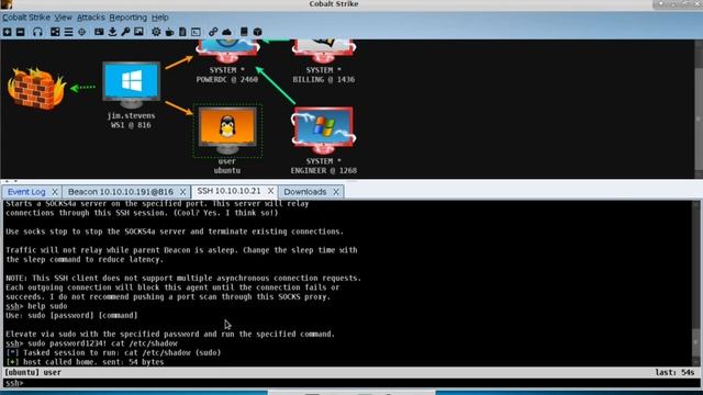 SSH Sessions (Cobalt Strike 4.0) смотреть онлайн