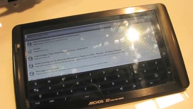 Archos 101 Hands-On смотреть онлайн