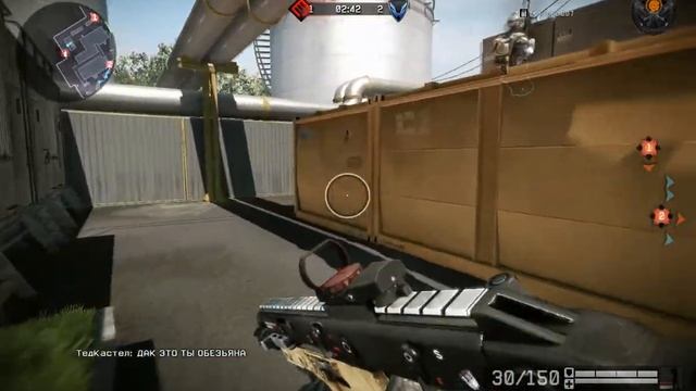 Warface. _Оружейник_ VS Крутые-Стволы-95 . Стандартная игра против чеченцев... смотреть онлайн