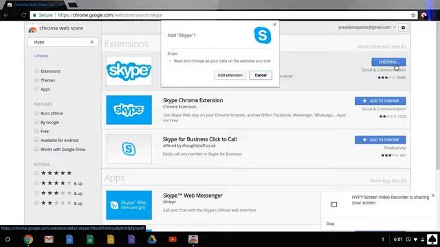 How To Use / Download Skype On A Google Chromebook смотреть онлайн
