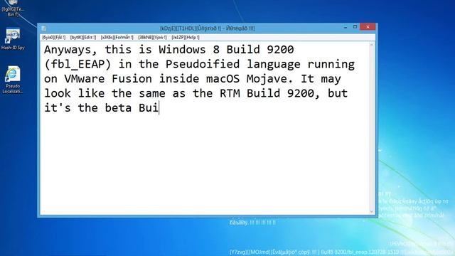 Running Windows 8 Build 9200 (fbl_EEAP) (Pseudoified) inside macOS Mojave (VMware Fusion) смотреть онлайн