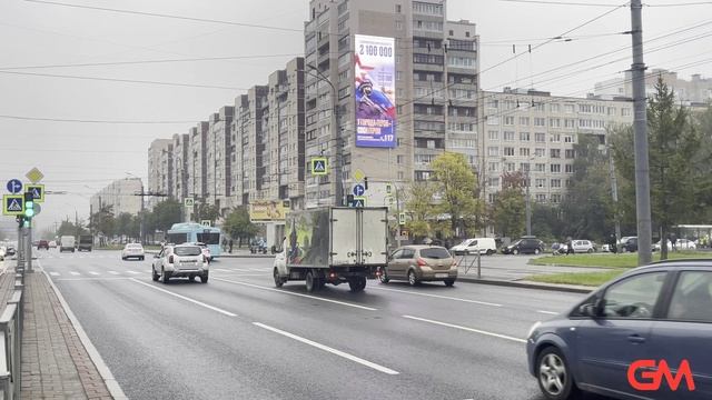 Реклама на медиафасаде в Санкт-Петербурге, ул. Подвойского, 22 смотреть онлайн
