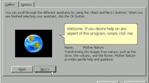 Microsoft Office 97 and beyond, gallery of Office Assistants including Clippy