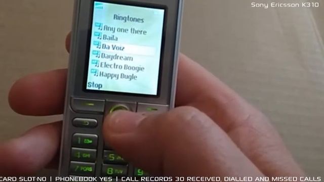 Review of Sony Ericsson K310i Mobile Phone from 2006 - ringtones & games смотреть онлайн