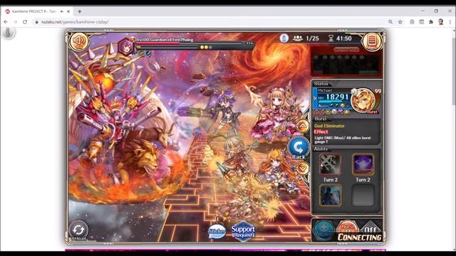 Kamihime PROJECT R - Fire Guardian Phaleg Light Team Solo (No Deaths) смотреть онлайн