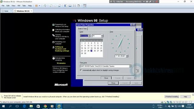Installing & Overview Windows 98 inside Windows 10 using VMWare смотреть онлайн