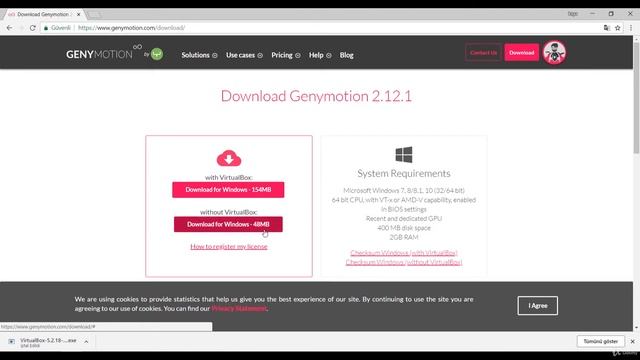 Android Studio Emulatör Oluşturma (Genymotion Kurulumu) смотреть онлайн