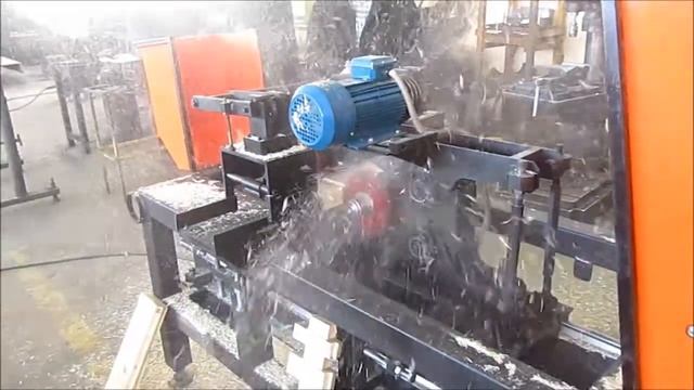 Чашкорезный станок для двойного бруса (минибруса) "Туборд 2.0" производства ПО "Диаком" смотреть онлайн