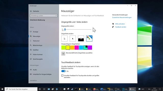 Mauszeiger ändern, Cursor einstellen, Mausbeschleunigung Windows 11 & 10 смотреть онлайн
