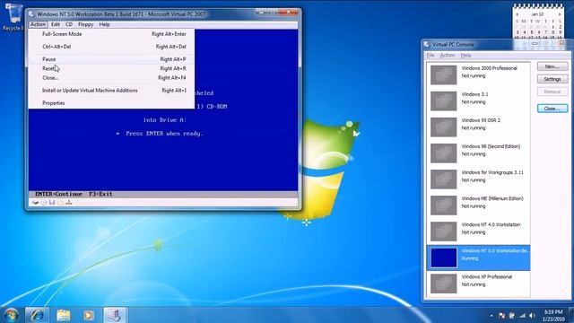 How To Install Sound Drivers On Windows NT 4.0 & Windows NT 5.0 Beta 1 in Microsoft Virtual PC смотреть онлайн