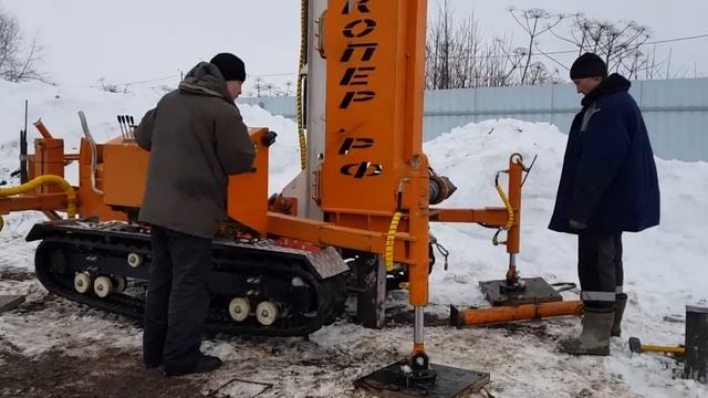 Сваебойная установка в городе Архангельск смотреть онлайн