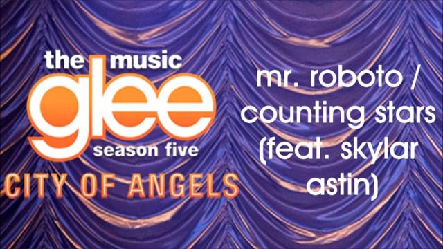 Glee - Mr. Roboto / Counting Stars (feat. Skylar Astin) смотреть онлайн