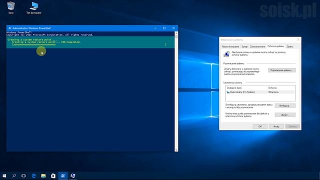 Windows 10: Tworzenie oraz odtwarzanie punktów przywracania poleceniami PowerShell. смотреть онлайн