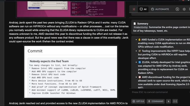THIS IS HUGE... RUN ANY AI ON AMD GPUs! (CUDA ON AMD) смотреть онлайн