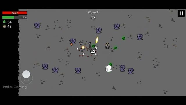 Brotato Mobile Gameplay - Roguelite Game Android IOS смотреть онлайн