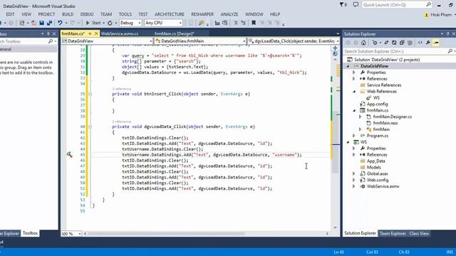 29.[C#] ,Web Services & ,Windows Forms - , Insert, Delete, Update, Search смотреть онлайн