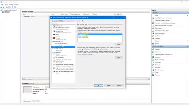 Windows 10: Hyper-V - dołączanie dysku twardego (vhdx) do wirtualnej maszyny. смотреть онлайн